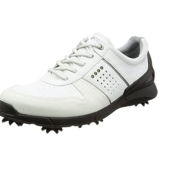Ecco Shoes Ecco Base One Golf Shoes Leather Cleats White Poshmark